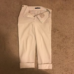 Zara White pants (Used like new)